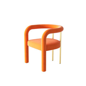 <b>Dining</b> <b>Chair</b> With Backrest For Living Room And <b>Dining</b> Space Adult Use <b>Velvet</b> Upholstery Modern Design - Product Image 5
