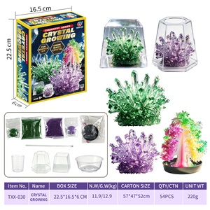 Kit de jouets scientifiques et d'ingénierie DIY : Kit expérimental didactique de culture de cristaux, jouets scientifiques de chimie - Product Image 2