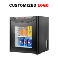 Suokang Mini réfrigérateur à ammoniac 25 litres avec porte en verre, bar, chambre d'hôtel, réfrigérateur à absorption petit
