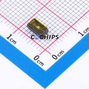 HX 1.27-1P TPPT DIP Switch SMD Switch Flat Toggle, Groove Type Single Pole Single Throw 1 Gull Wing Type - Product Image 1
