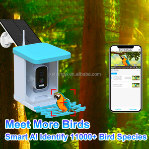 Mangeoire à oiseaux automatique intelligente suspendue à l'extérieur, écologique, fabriquée en usine, avec caméra HD 2,5K, alimentée par énergie solaire - Product Image 6