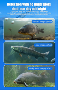 Détecteur <span class=keywords><strong>de</strong></span> poissons rechargeable écran couleur avec caméra sous-marine 15-50 mètres <span class=keywords><strong>ligne</strong></span> équipement <span class=keywords><strong>de</strong></span> pêche sur glace - Product Image 5