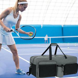 Bolsa de Tenis de Gran Capacidad con Compartimento Separado para Zapatos para Hombres y Mujeres Tenistas - Product Image 5