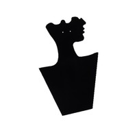 Support de Présentation Pliant en Velours pour Bijoux, Colliers et Boucles d'Oreilles, Idéal pour Magasins de Bijoux et Prises de Vue en Direct - Produit Phare Transfrontalier