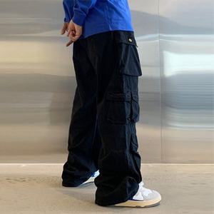 กางเกงคาร์โก้ผู้ชายคุณภาพสูง เอวยางยืด แต่งกระดุม มีกระเป๋าหลายช่อง รับทำโลโก้ ทรงขาตรงจากผู้ผลิต - Product Image 6