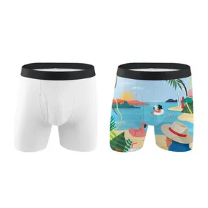 Mens Boxer Brief Sublimation Underwear Blank Fathers Day 