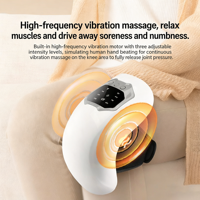 Meistverkauftes Fußwärmetherapie-Massagegerät Intelligenter Wärmeschutz für Füße, Knie und Beine Kniebandage mit Rotlicht-Vibration