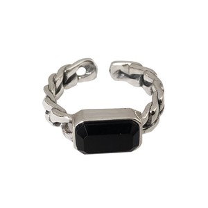 Sterling Silver S925 Korean Style Women's <b>Ring</b> Geometric <b>Open</b> Design Everyday Wear - Product Image 5
