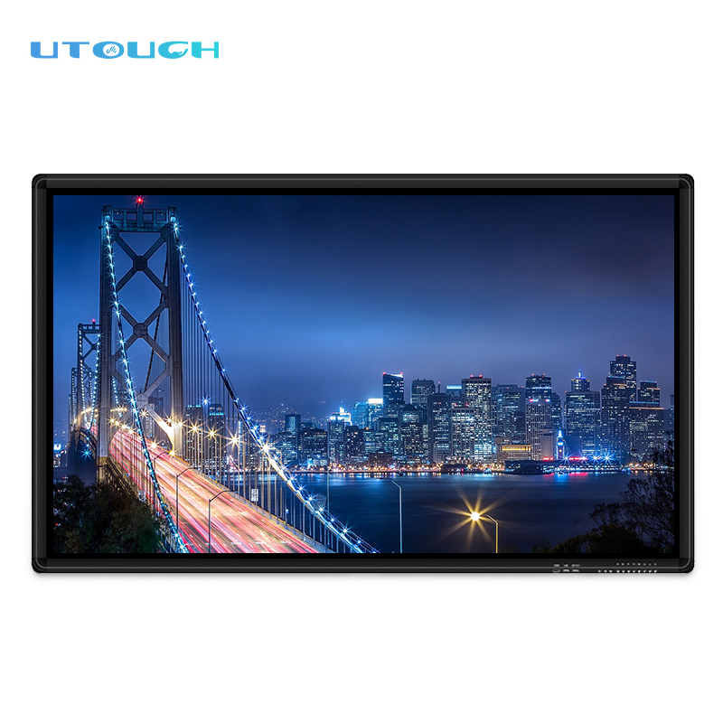 75 inch ops design all in one touch screen pc interactive whiteboard advertising player for teaching