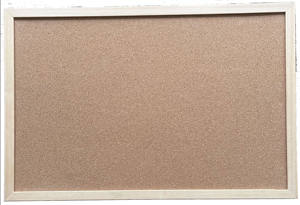 Tablón de anuncios de corcho con marco de madera maciza personalizado para escribir mensajes en casa - Product Image 5