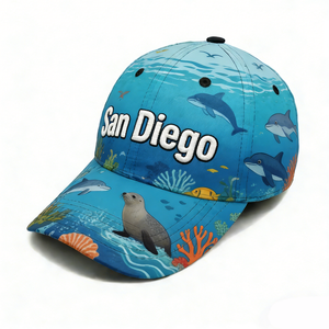 Gorra de Béisbol Bordada con Logotipo Personalizado al por Mayor, Recuerdos Turísticos de <span class=keywords><strong>San</strong></span> <span class=keywords><strong>Diego</strong></span>, California - Product Image 3