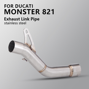 Silenziatore di Scarico per Moto Tubo di Collegamento Centrale Modificato Slip-on per <span class=keywords><strong>DUCATI</strong></span> Monster 821 Monster 1200 2014 - 2016 - Product Image 2