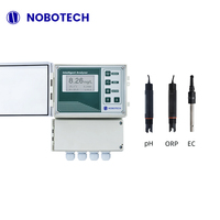 Analyseur de qualité de l'eau multi-paramètres mural NOBOTECH NBDT-1800 avec détection du pH, du COD, de l'ammoniac, de l'azote, de la turbidité et des TDS