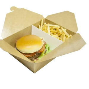 Carton Hamburger en papier couché de qualité alimentaire de haute qualité avec estampage et gaufrage vente en gros bien partout dans le <span class=keywords><strong>monde</strong></span> - Product Image 3