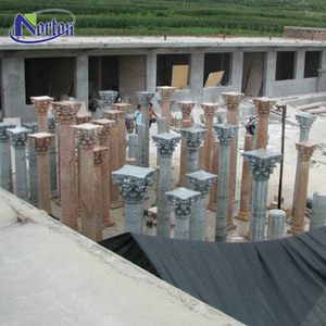 Bán buôn rắn Roman cột thiết kế màu be trụ cột đá nội thất bên ngoài nhà trang trí cơ sở làm bằng đá cẩm thạch <span class=keywords><strong>Granite</strong></span> sử dụng ngoài trời - Product Image 6