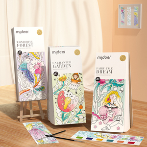 Livre d'art de poche de peinture à l'aquarelle Mideer avec peinture et pinceau, kit d'aquarelle pratique pour les voyages - Product Image 6