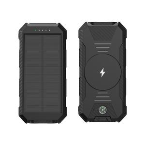 Batterie externe solaire sans fil étanche 10000 mAh pour urgences en extérieur, idéale pour téléphones portables (vente en gros) - Product Image 2