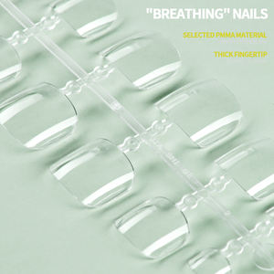 Nailpop Toe Nail Tips Artificiel Acrylique Clair <span class=keywords><strong>Manucure</strong></span> 12 Tailles Couverture Complète Transparent Ongles Outils De Beauté <span class=keywords><strong>Pied</strong></span> Nail 120pcs - Product Image 1