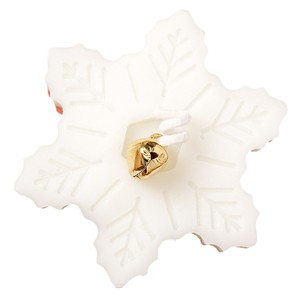 Collection de bougies parfumées écologiques bordeaux personnalisées, parfum fruité, forme de flocon de neige de Noël, décoration de fête, aromathérapie, cadeau pour la maison - Product Image 6