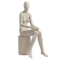 Vente en gros bon marché Mannequin robe demi-corps avec hanche Mannequins en mousse à vendre corps en plastique avec bras Mannequin en tissu