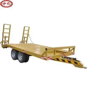 8ton escavatore tandem asse rimorchio scavare telaio rimorchio rimorchi di camion