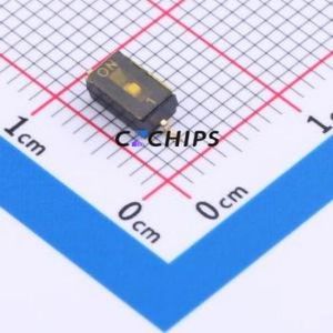 DSHP01TSGET DIP Switch SMD,2.9x5.4mm Switch Flat Toggle, Groove Type Single Pole Single Throw 1 Gull Wing Type - Product Image 1
