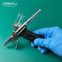 Dispositivo de Belleza Facial Portátil, Nano Spray, Aerógrafo para Diseño de Uñas, Pistola de Pintura en Aerosol, Mini Pistola de Inyección de Oxígeno
