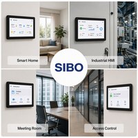 Tableta Android de 5 Pulgadas con Montaje en Pared, Panel Táctil PoE, RK3566, Android 15, WiFi, UART, GPIO, RS485, RS232, Kiosco Inteligente para Reserva de Salas en Edificios
