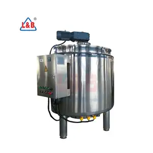 industrial stainless steel 500 liter electric heating steam mixer tank