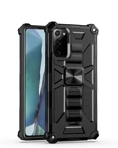 TPU PC Dual Layer Military Grade Armor Phone Case For Samsung A22 M32 A03S F22 S21FE Shockproof Kickstand Cover