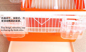 Zunhua Meihua <span class=keywords><strong>China</strong></span> Fabriek Gevouwen Draagbare Goedkope Huisdierbenodigdheden Metalen Kleine Of Grote Vogelkooi - Product Image 6