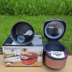 Nồi cơm điện thông minh 5 lít, thiết bị nhà bếp kỹ thuật số, chức năng hấp, chống dính, đa năng, chất liệu nhựa điện - Product Image 6