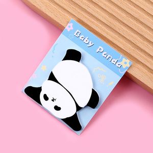 8 Blocs de notes adhésifs Kawaii en gros, mignons animaux panda, autocollants, bloc-notes colorés - Product Image 2