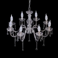 Décoration de plafond, accessoires de scène de mariage, lustre de mariage, lustre en acrylique