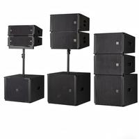 Système de sonorisation actif haut de gamme pour spectacles en extérieur, étanche, réponse en fréquence 35Hz-20kHz, fonctionnement 220V