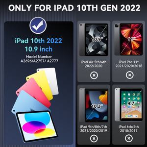 Funda Protectora de Silicona Resistente a Golpes con Soporte para Tablet iPad 10.2 Pulgadas 7/8/9ª Gen, Fundas para Apple 10ª Generación 2022 10.9 - Product Image 4