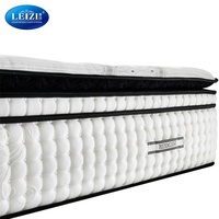 Matelas Moelleux Haut de Gamme à Ressorts Ensachés en Mousse à Mémoire de Forme Gel Haute Densité Santé