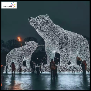 Guirlandes lumineuses LED géantes en forme d'ours pour extérieur, IP44 IP65 - Product Image 3