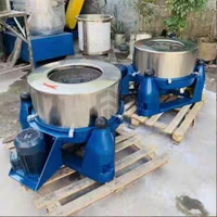 Machine d'extraction centrifuge pour vêtements, industrielle, pour blanchisserie, acier inoxydable, moteur haute capacité