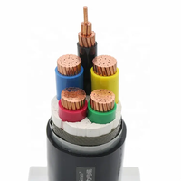 Isolation souterraine Xlpe à faible fumée sans halogène 3x2.5mm2 fil de câble d'alimentation électrique extérieur