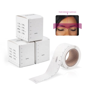 Règle à sourcils 9 styles 50 pièces/rouleau rapide et facile à utiliser ruban à mesurer à usage unique rouleau <span class=keywords><strong>de</strong></span> règle à sourcils jetable <span class=keywords><strong>maquillage</strong></span> - Product Image 1