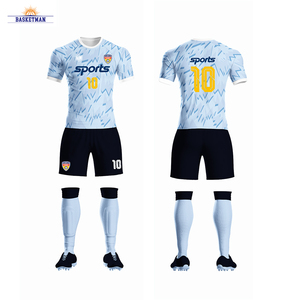 BASEKMAN Tenue d'entraînement de football unisexe personnalisée Nouveau design Haute qualité Séchage rapide Découpe automatisée Service OEM Nom - Product Image 3