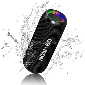 Caja de música impermeable al aire libre manos libres de moda de tela Altavoz LED Pequeños altavoces amplificados BT Altavoces inalámbricos - Product Image 1