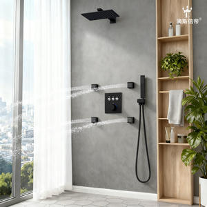 Juego de Ducha Empotrado con LED Dipsinxi Di, Acero Inoxidable, Termostático, Multifuncional, Estilo Simple - Product Image 1