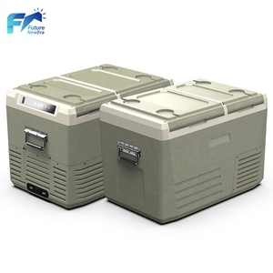Mini Nevera Portátil de 35L para Camping, Congelador de Doble Zona con Compresor, Refrigerador Portátil para Auto y Camioneta, 24V, Serie GL - Product Image 1