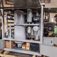 Machine de purification d'huile de transformateur sous vide automatique à écran tactile PLC Modèle ZJA CE