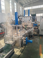 Granulateur plastique puissant à double tête hydraulique pour le recyclage d'ABS/PS, d'ingénierie EPS/PP - Équipement d'extrusion haute efficacité