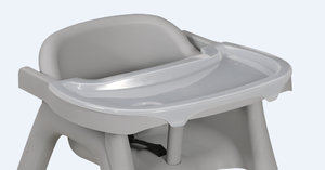 Chaise haute pour enfants Baiyun Cleaning OEM AF12601E PP grise rotative, chariot de service pour hôtel, nettoyage facile, capacité de charge de 7 à 15 kg - Product Image 5