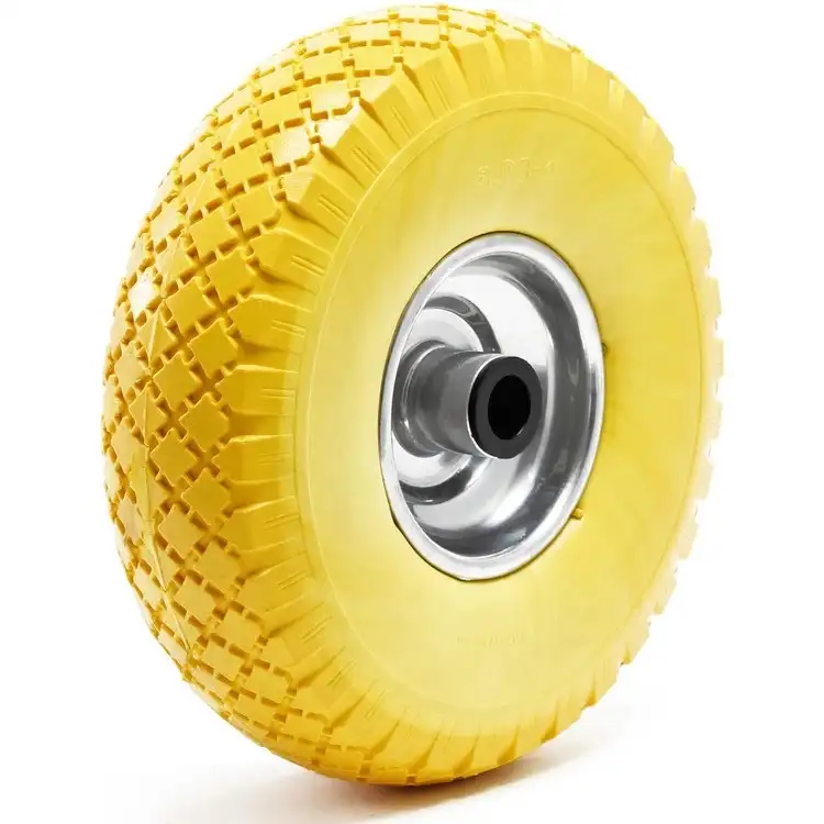10 дюймов ПУ колеса Тележка колеса тележки фуры пенополиуретановое колесо для игрушек
