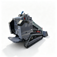 2026 Sıcak Fırsat 25HP Kompakt Skid Steer Yükleyici Hidrolik Mini Yükleyici, İnşaat ve Bahçe İçin Çoklu Alet Uyumluluğuyla